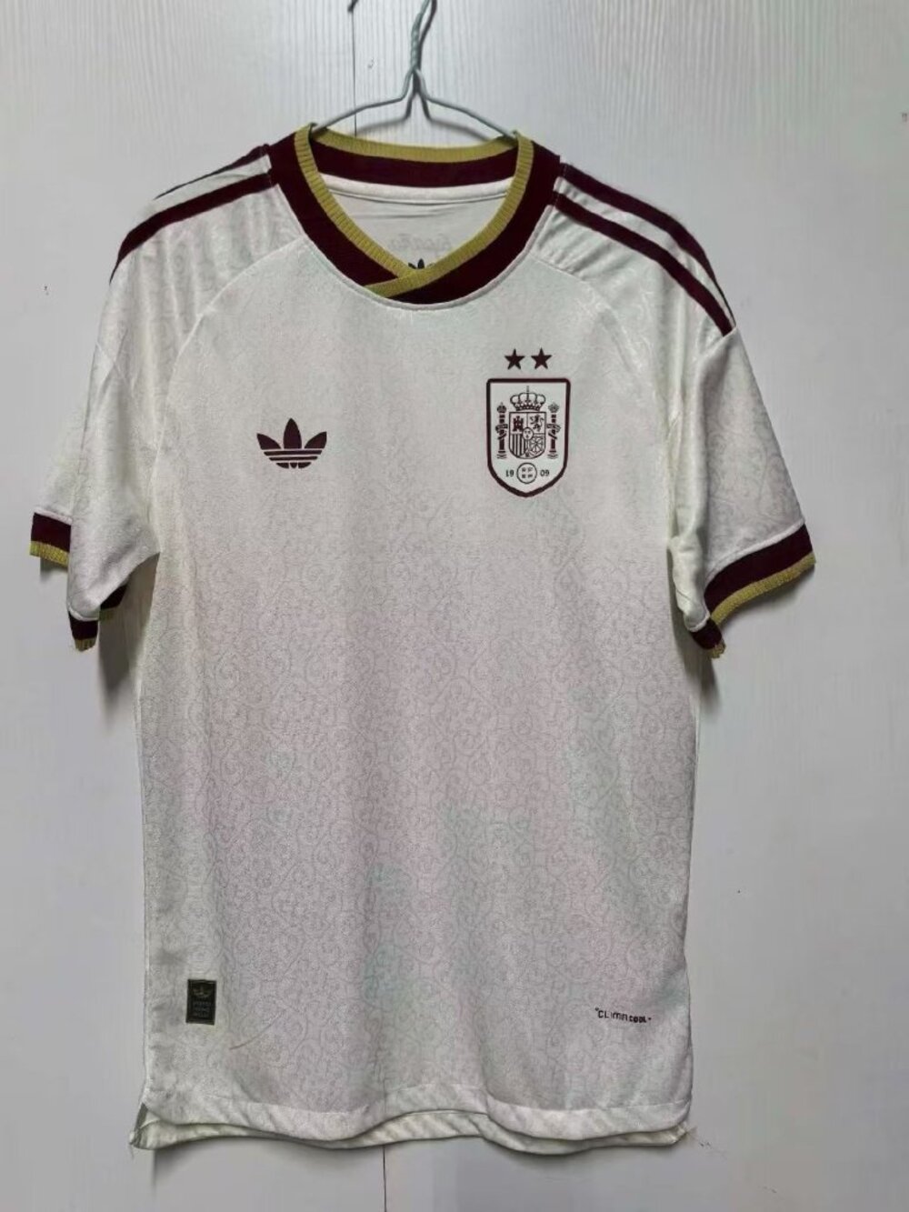 Adidas Spain World Cup Double Star Soccer Jersey White - Picture 1 of 2